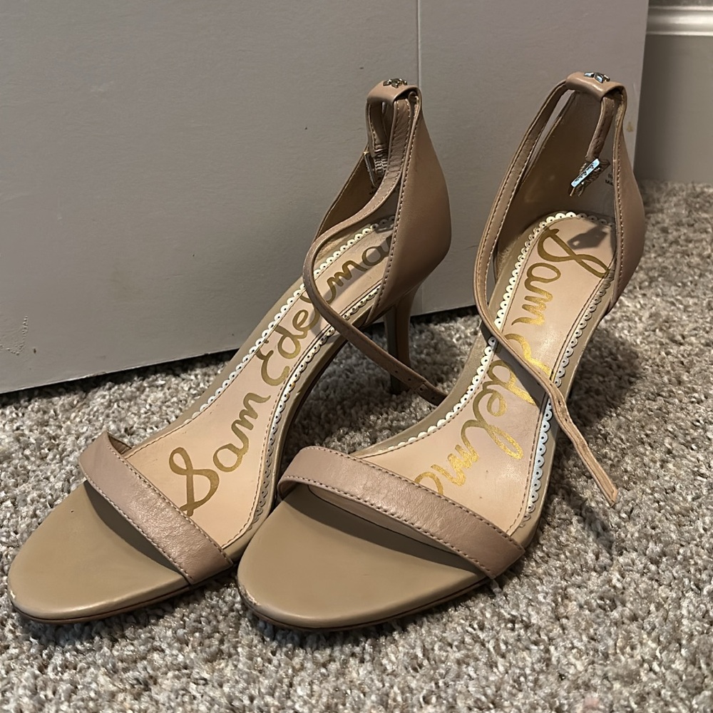 Sam Edelman Ariella Beige Heels